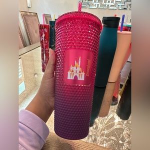 Disneyland Starbucks Red Ombré Venti Tumbler